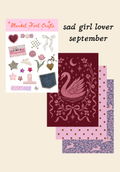 Sad Girl Lover Junk Journal Pack