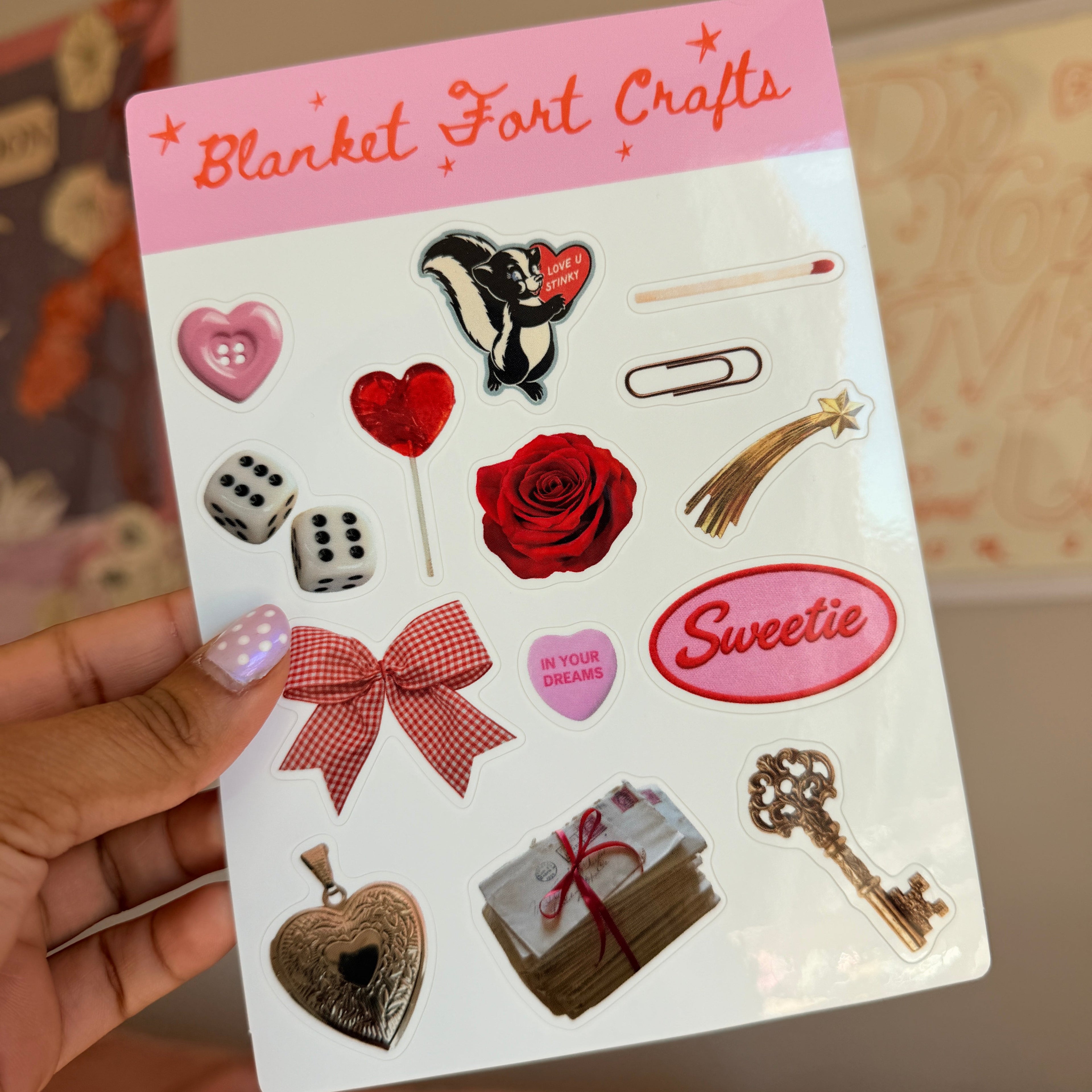 love sticker sheet